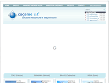 Tablet Screenshot of cogemeset.it